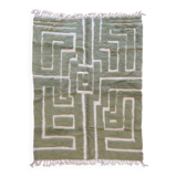 Green Berber Rug - 289 x 203 cm