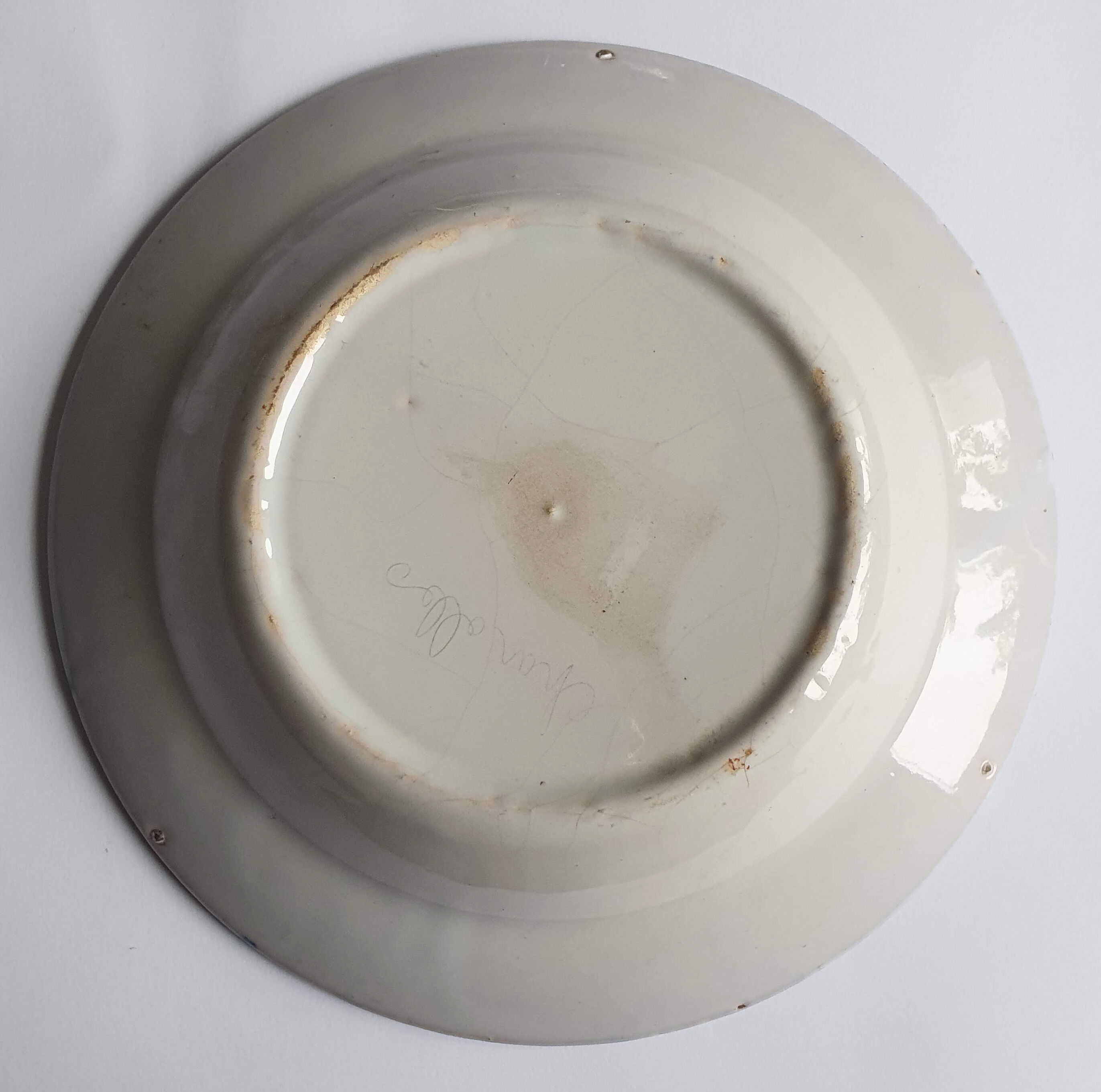 Rooster plate and basket of the Charolles factory