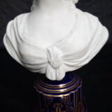 Ancien buste de Marie Antoinette porcelaine, biscuit d'époque XIX ème