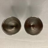 2111851 Silverware, pair of silver shells Minerva cipher early twentieth century