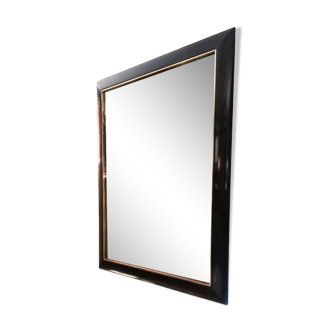 Miroir métal et laiton, 94x75 cm