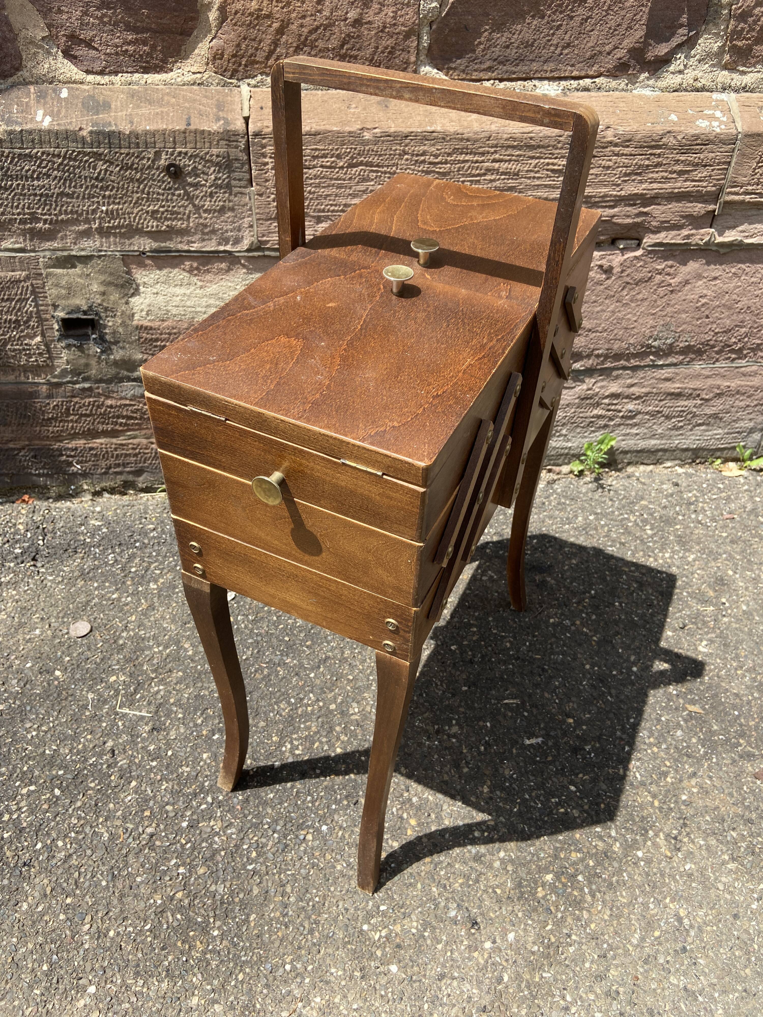Vintage sewing basket
