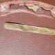 Former art deco framed photography oval glass wood marquetry