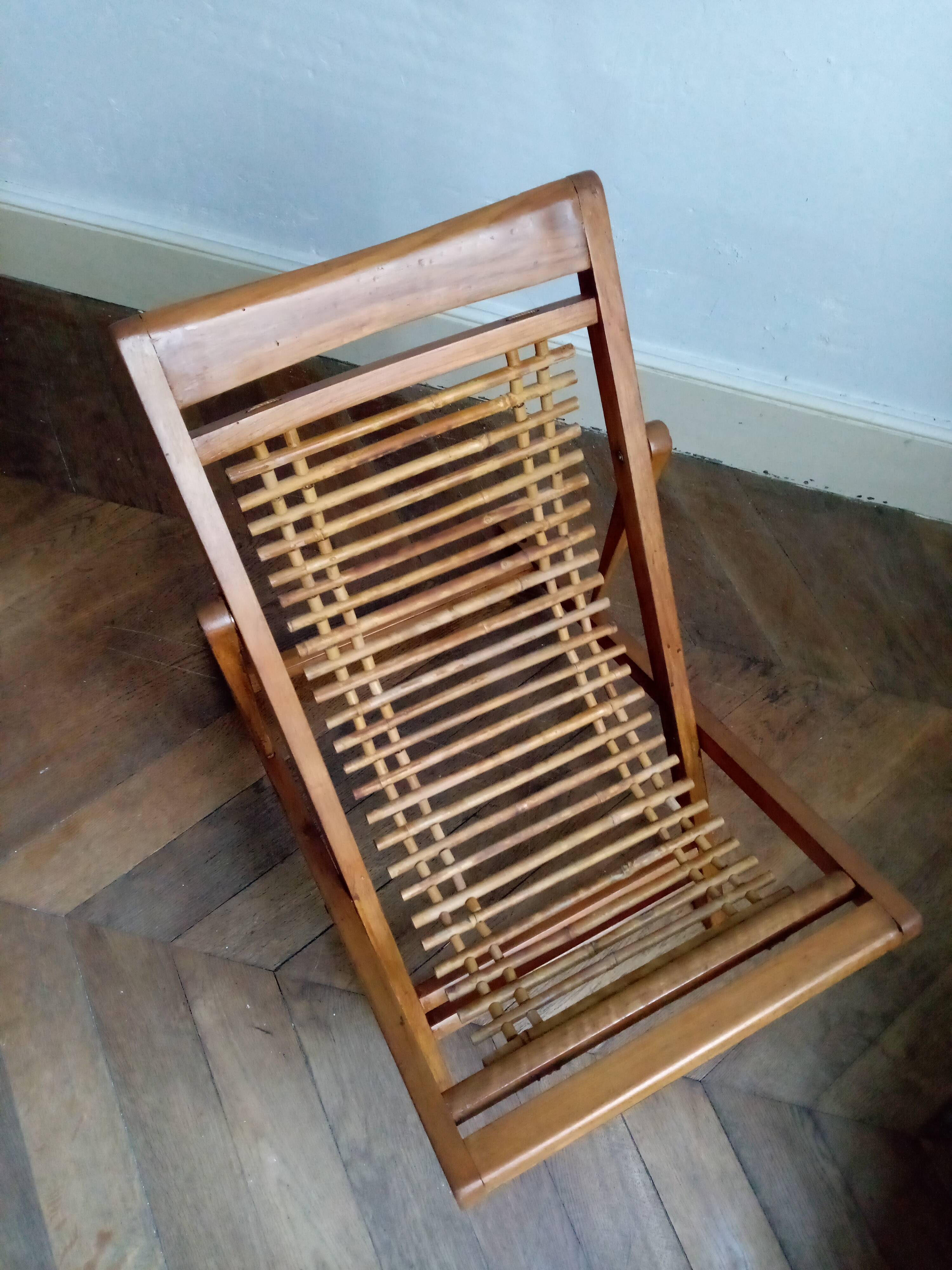 Vintage long chair for children