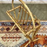 1970s rattan magazine rack