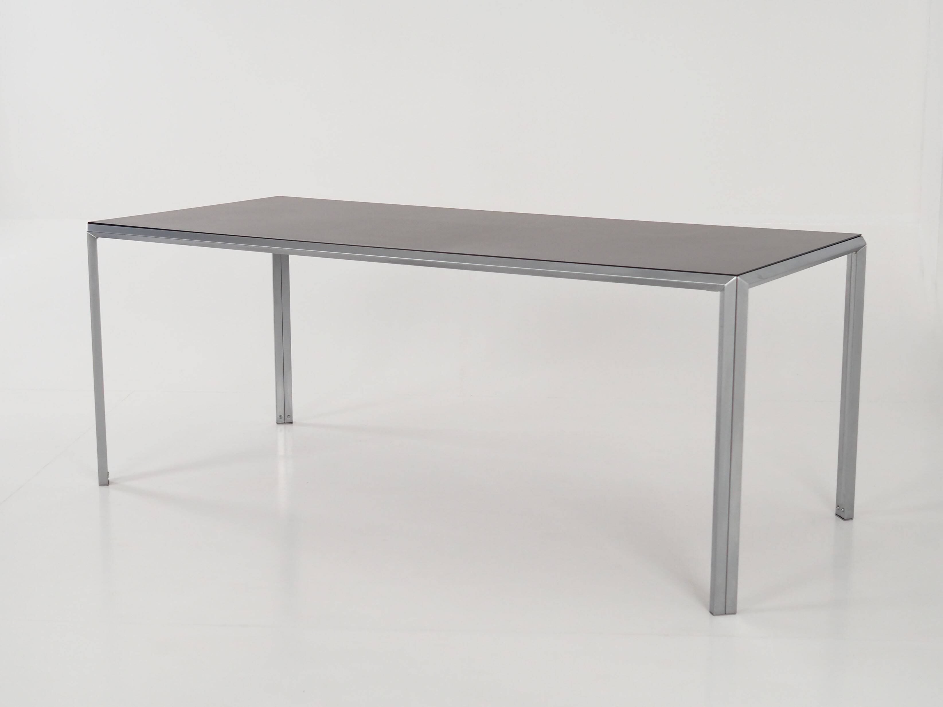 Aluminium desk, Scandinavian design, 1980s, manufacture: Montana Furniture