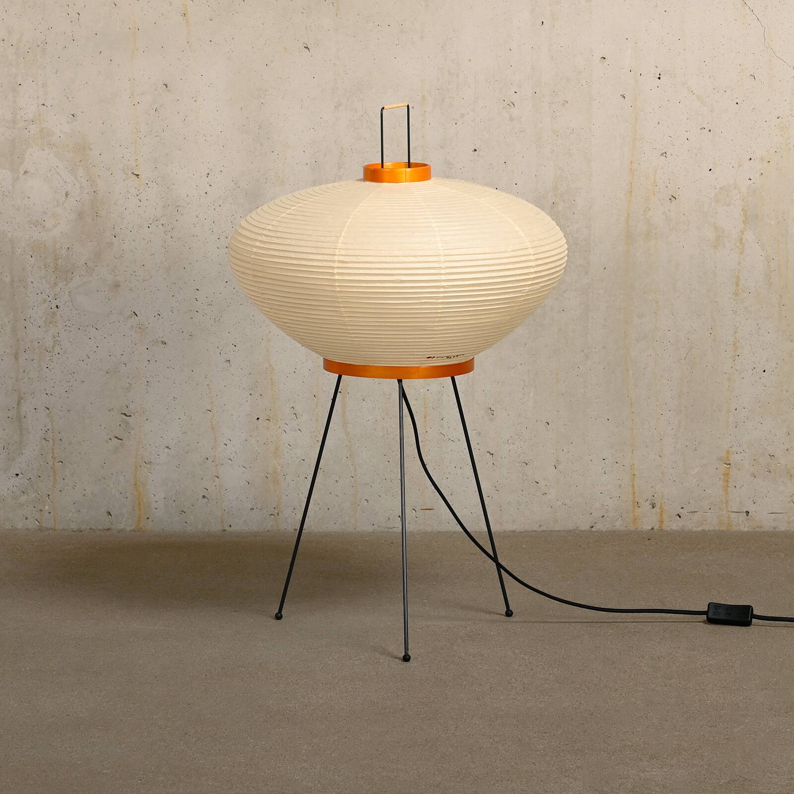 Isamu Noguchi Model 9A Akari Light Sculpture Handcrafted by Ozeki