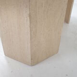 Italian Travertine Coffee Table, 1980's