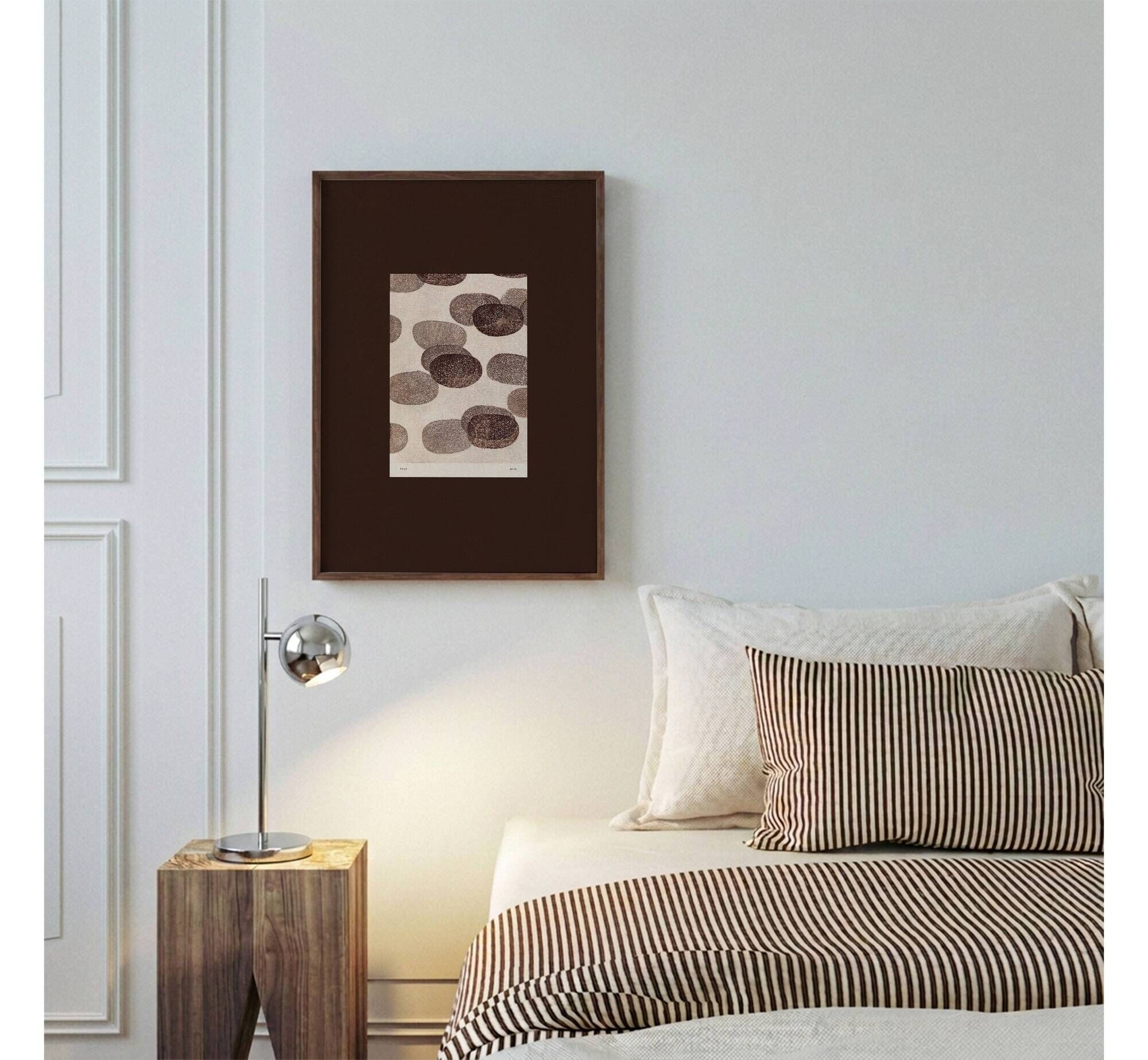 art print after an abstract painting signed Eawy