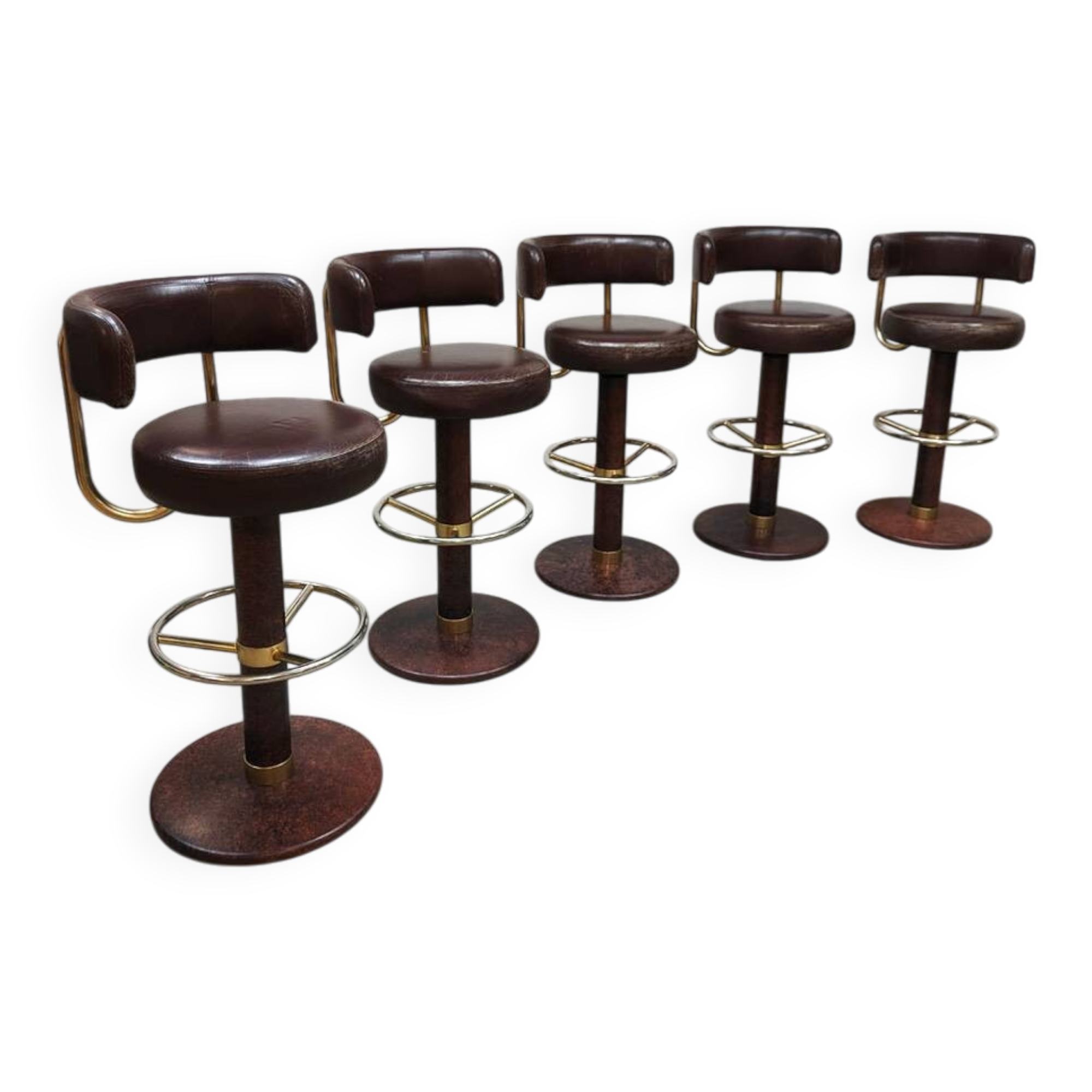Vintage Swedish design bar stools Jupiter Borje Johanson 1960