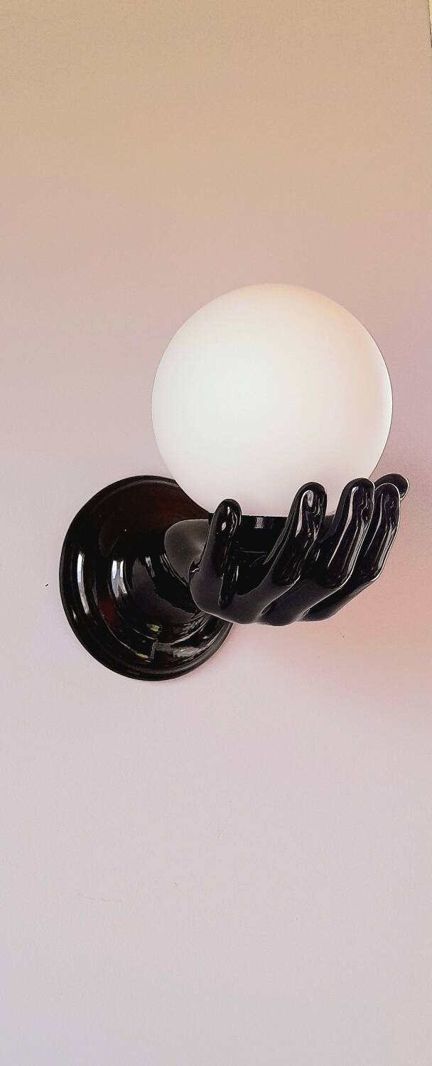 Ceramic hand applique 1980