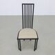 6x Postmodern Dining Chair, 1980s NEW upholstery