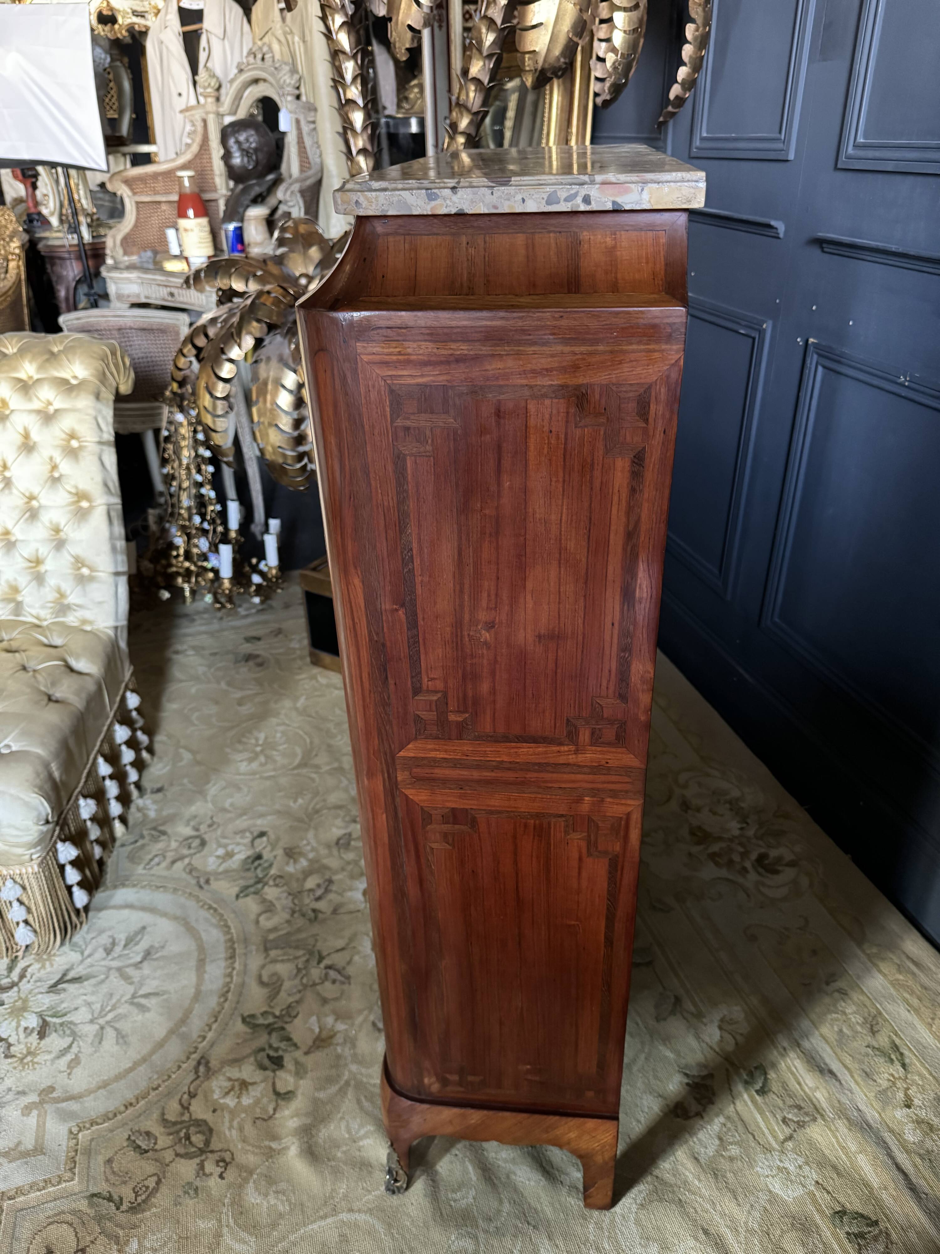 Children's secretary stamped jansen in rosewood - 20th century