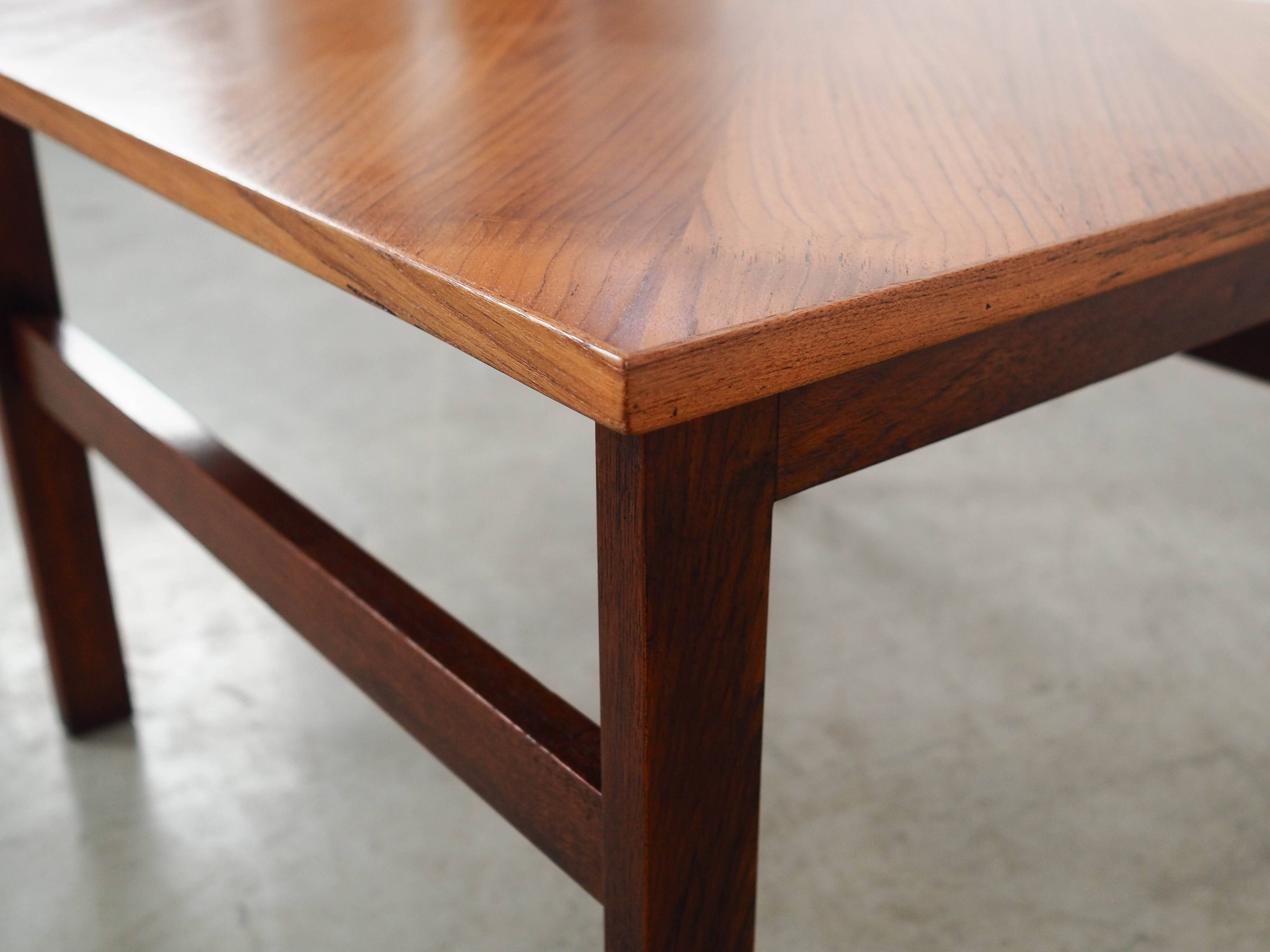 Mahogany coffee table, Danish design, 1970s, made in Denmark