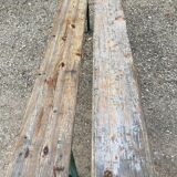 Pair of foldable benches guinguette