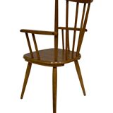 Vintage children's chair children's room slatted chair design 50's