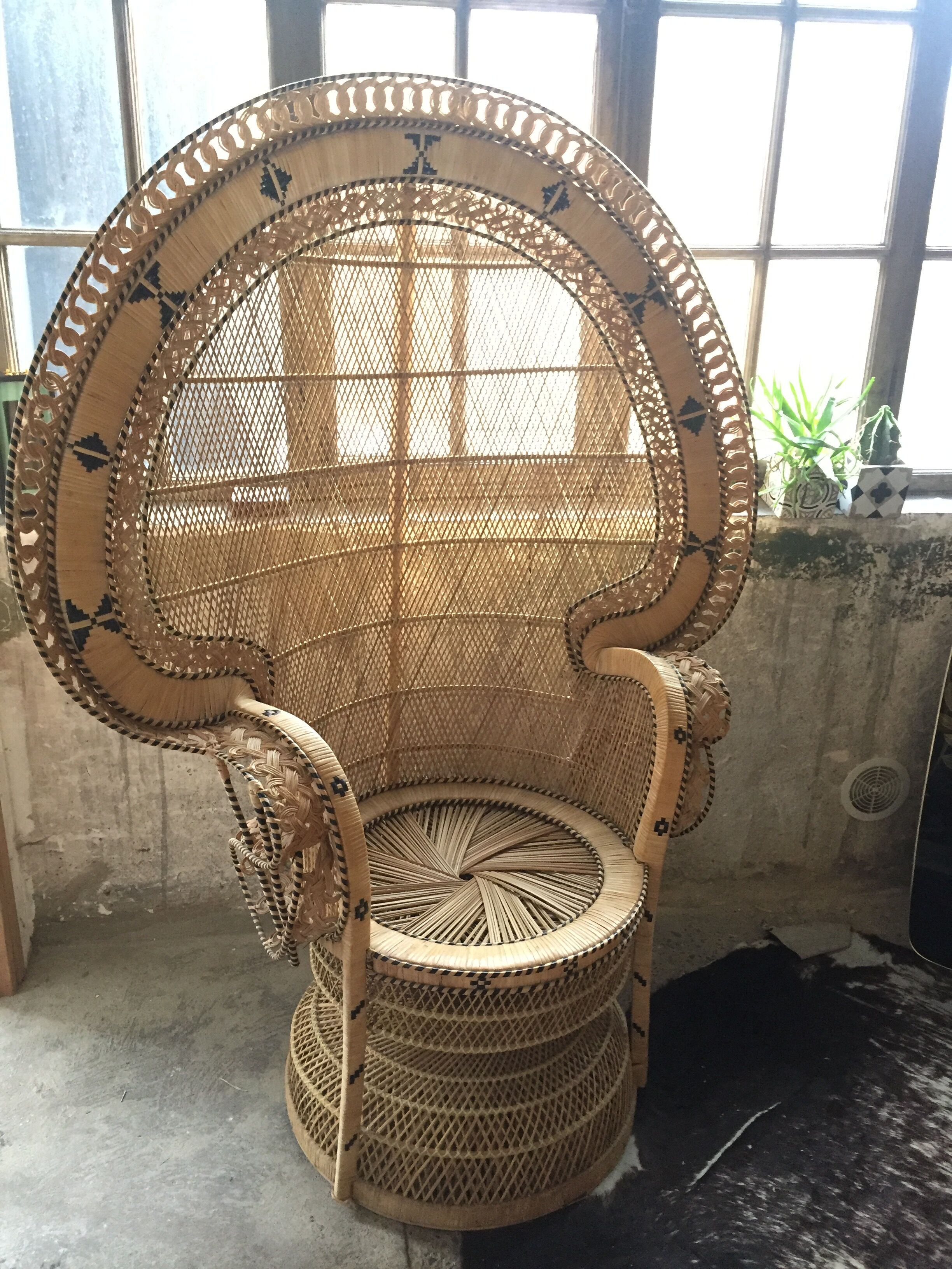 Emmanuelle rattan armchair