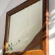Art deco mirror 1920 wood and silver vintage