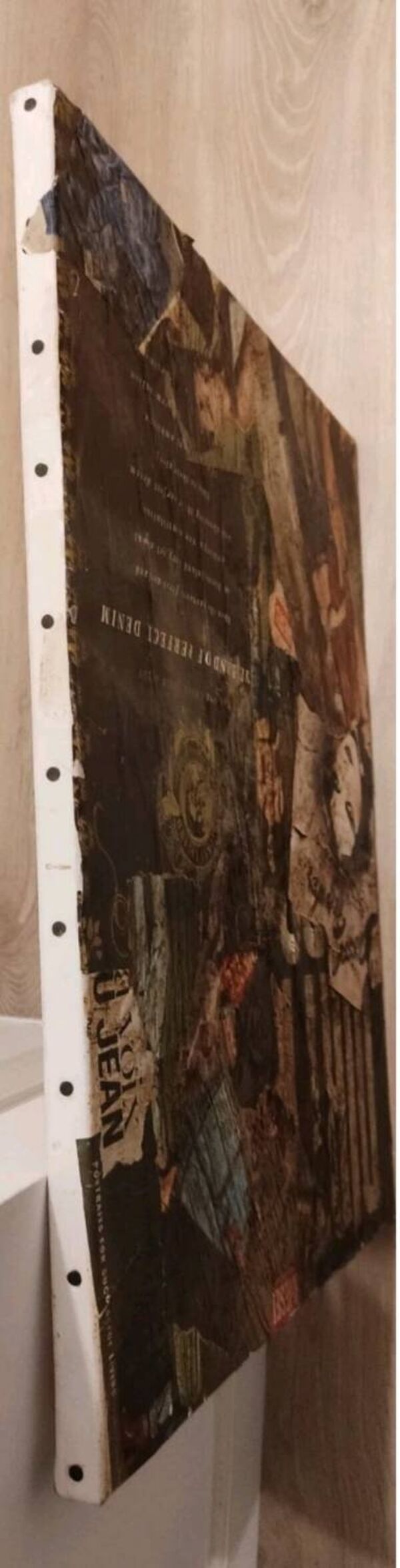 Affiche publicitaire Diesel – “The Land of Perfect Denim” – Style collage