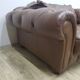 Mid-Century, Chesterfield sofa, natural leather
