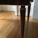 Table vintage en acajou vernis