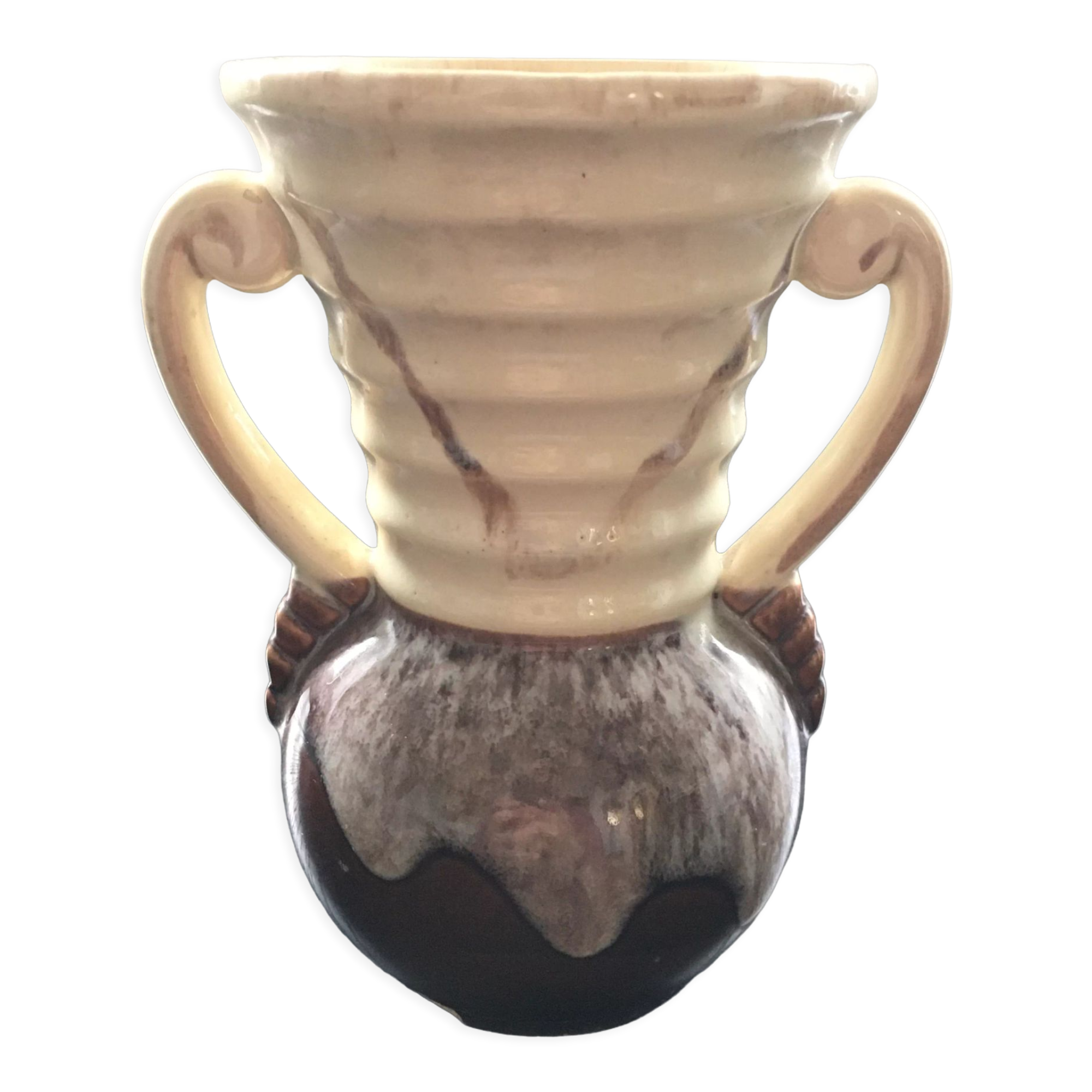 Two-tone art deco vase