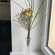 Crystal vase / soliflore 50s