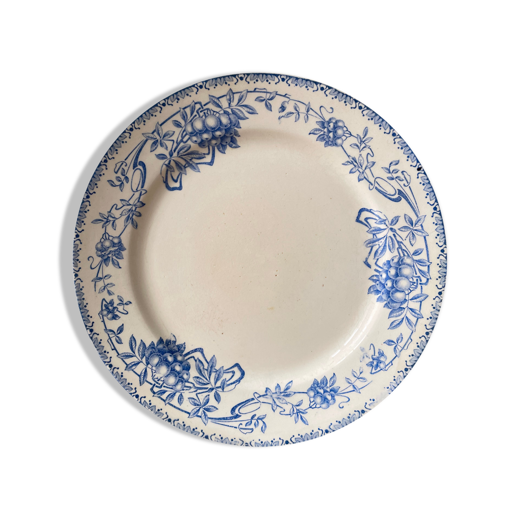 Flat plate Boch Frères Keramis, Sorbier model | Selency