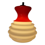 Design Glass Pendant Lamp Space Age, from the 70s