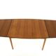 Table de salle à manger "portefeuille" en teck, Suède, 1960