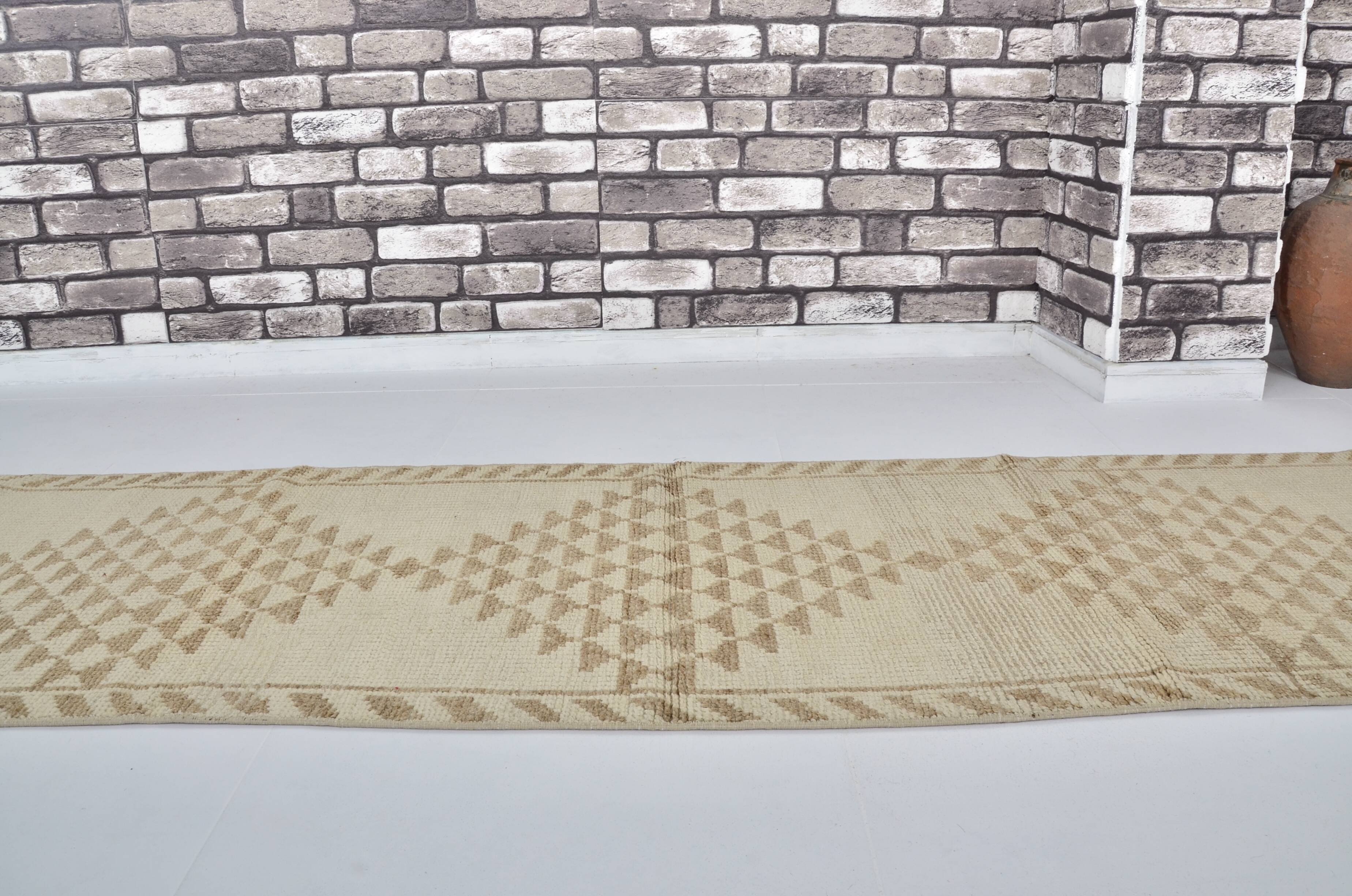 Turkish Anatolian Off White Runner Rug sku 2153