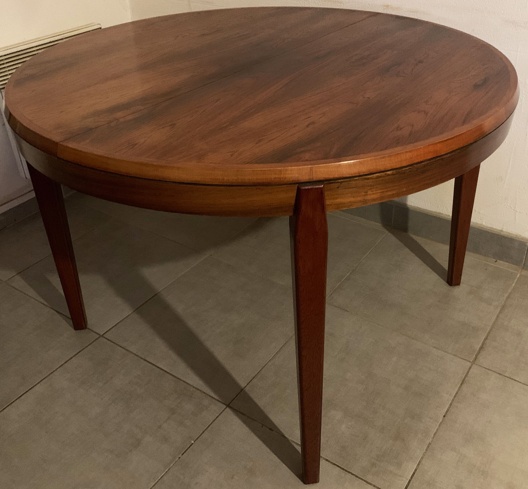 Dining table by Vestervig Eriksen Scandinavian rosewood from the 60s extendable