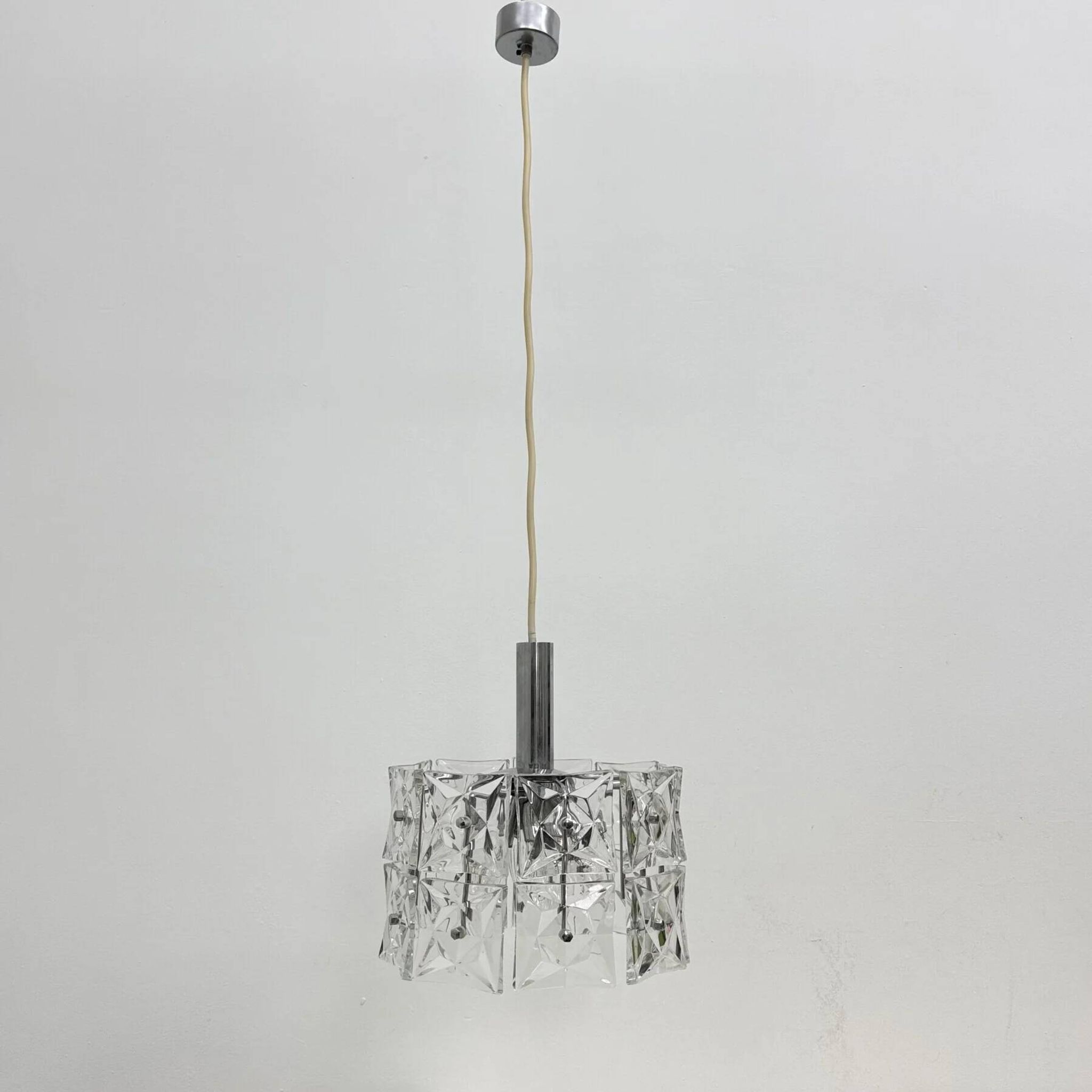 Mid-century design Kinkeldey hanging lamp, 1970s