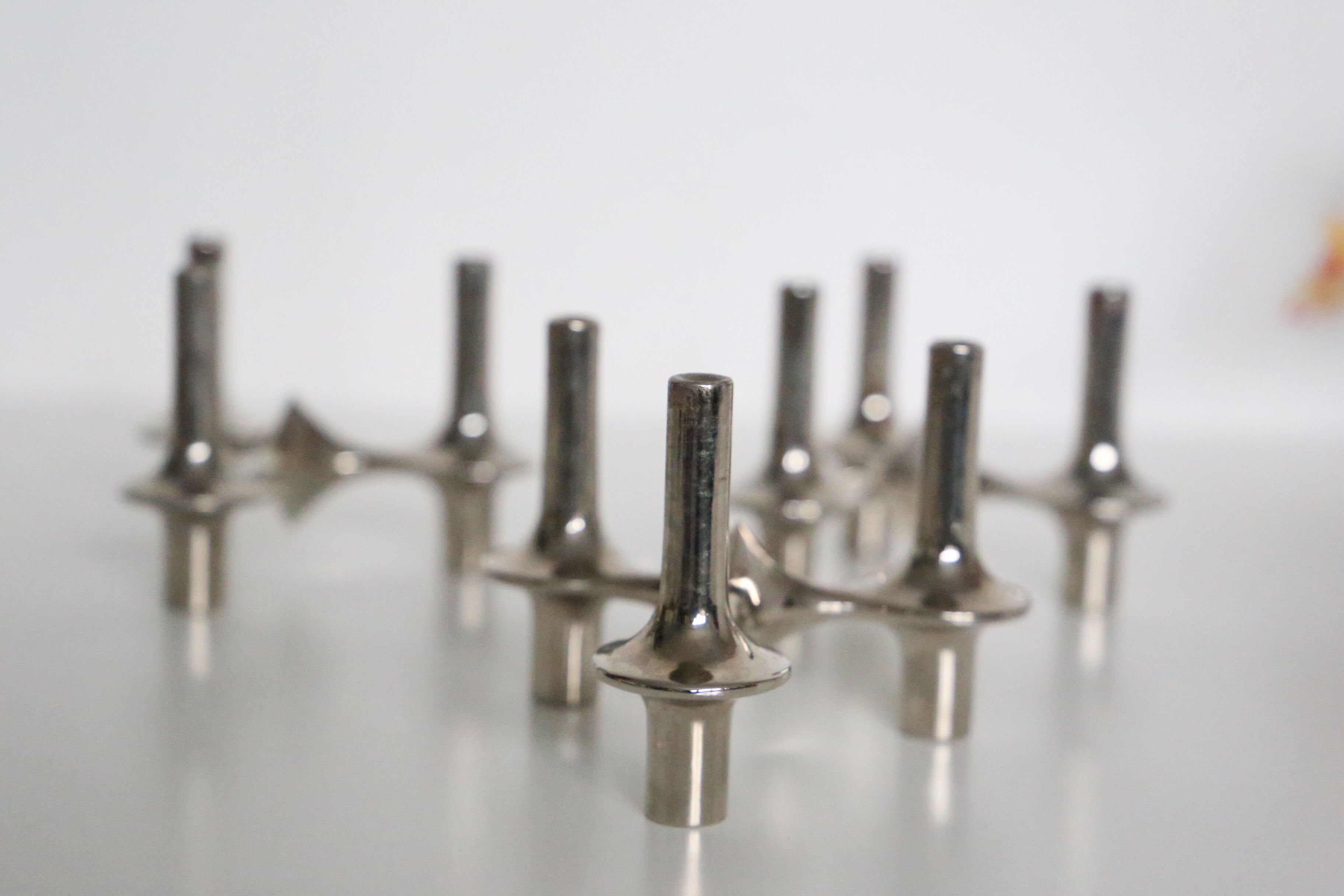 "Orion" candlesticks by Caesar Stoffi for Bmf Nagel 1970