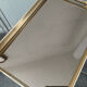 Vintage MB Italy tray in brass and mirror