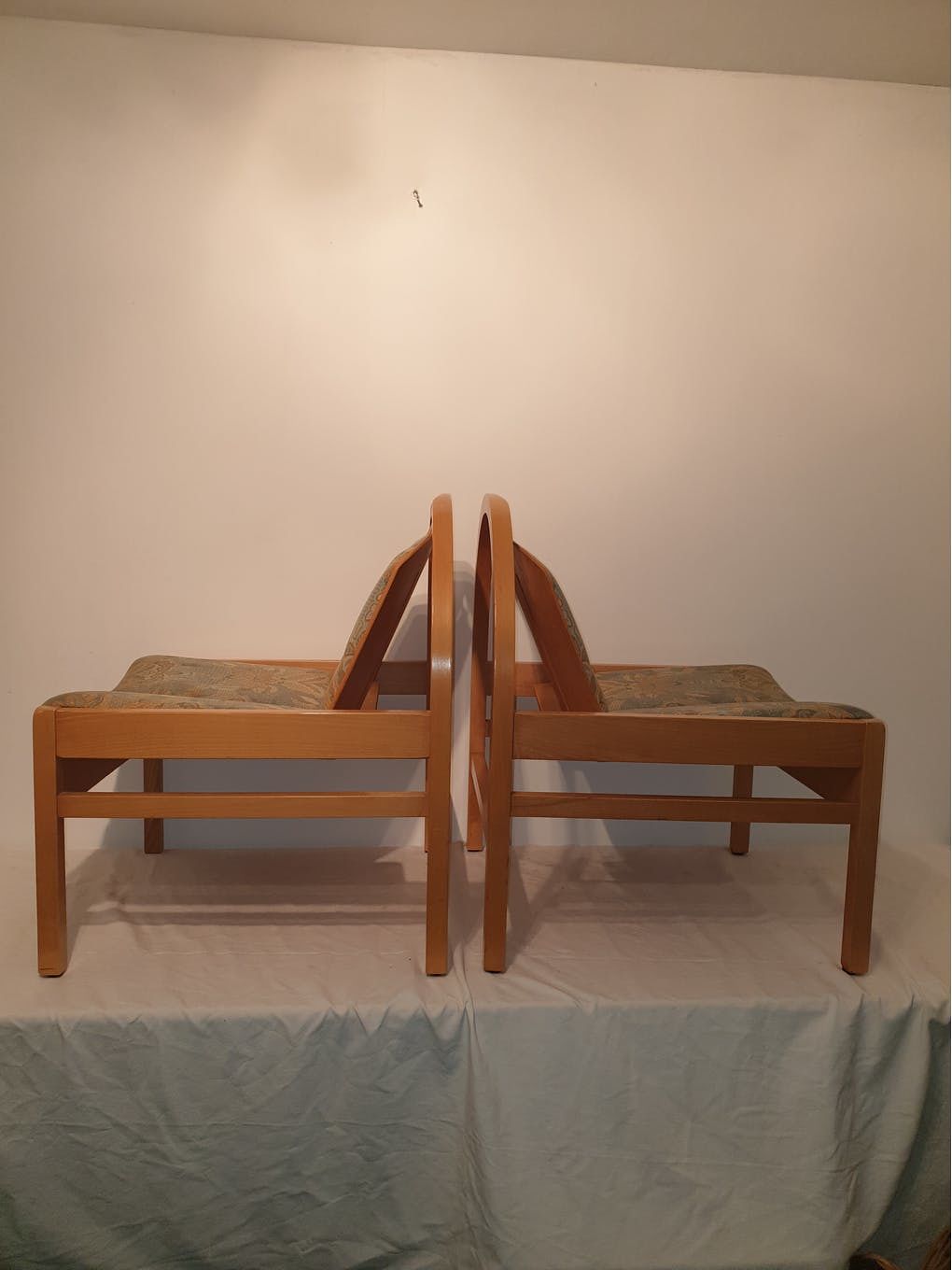 Pair of lounge armchairs Baumann model argos year 70 vintage