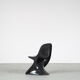 Chaise pour enfants "Casalino" noire des années 2000 par Alexander Begge pour Casala, Allemagne