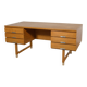 Mid-century modern oak desk from Eigil Petersens Møbelfabrik, Denmark, 1970s