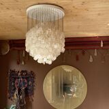 Chandelier in the style of the 'Fun 4DM' pendant light by Verner Panton