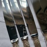 12 soh silver plated table knives
