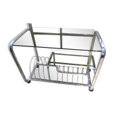Vintage furniture hifi table chrome 70 s