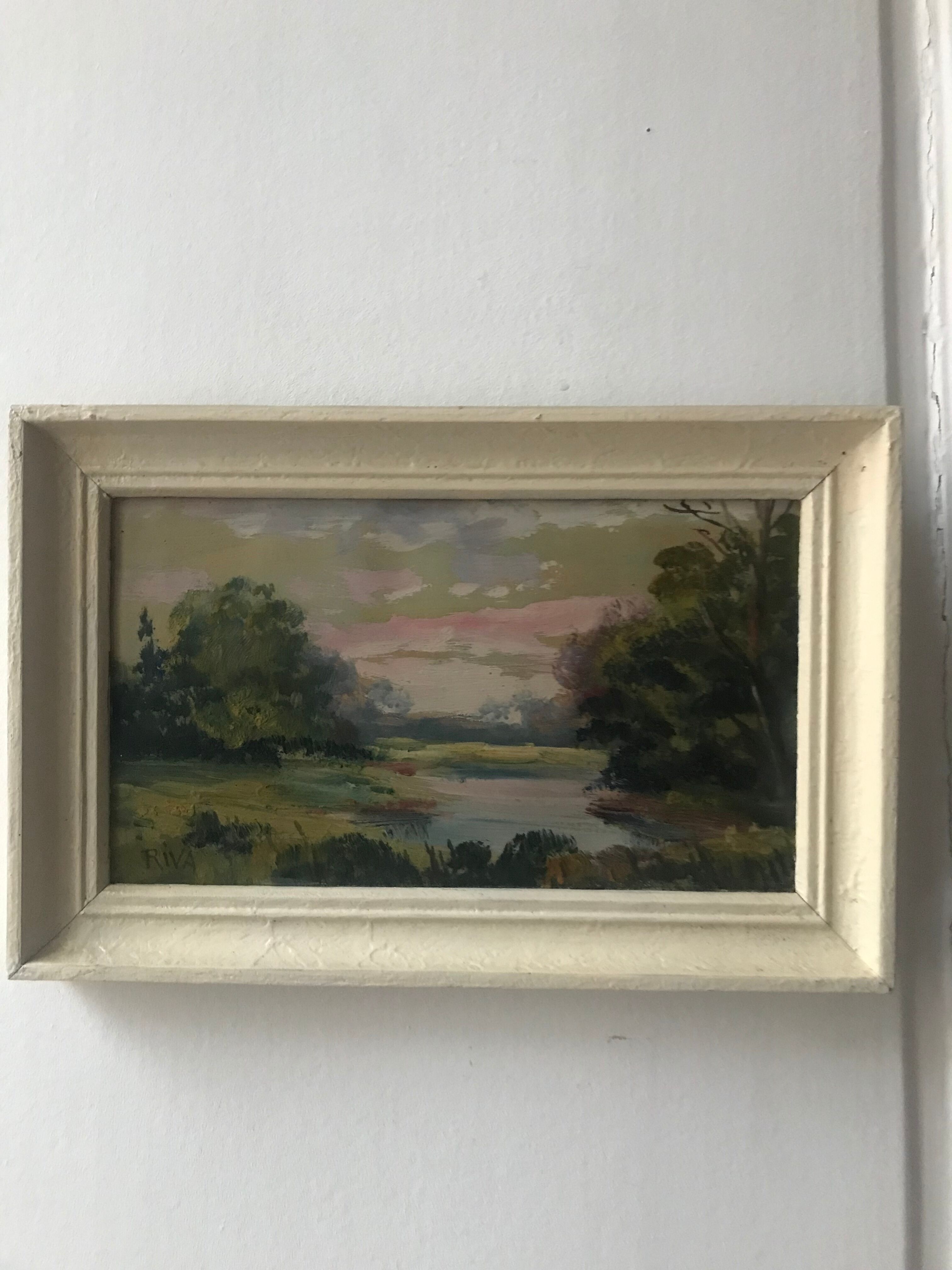 Ancient landscape oil