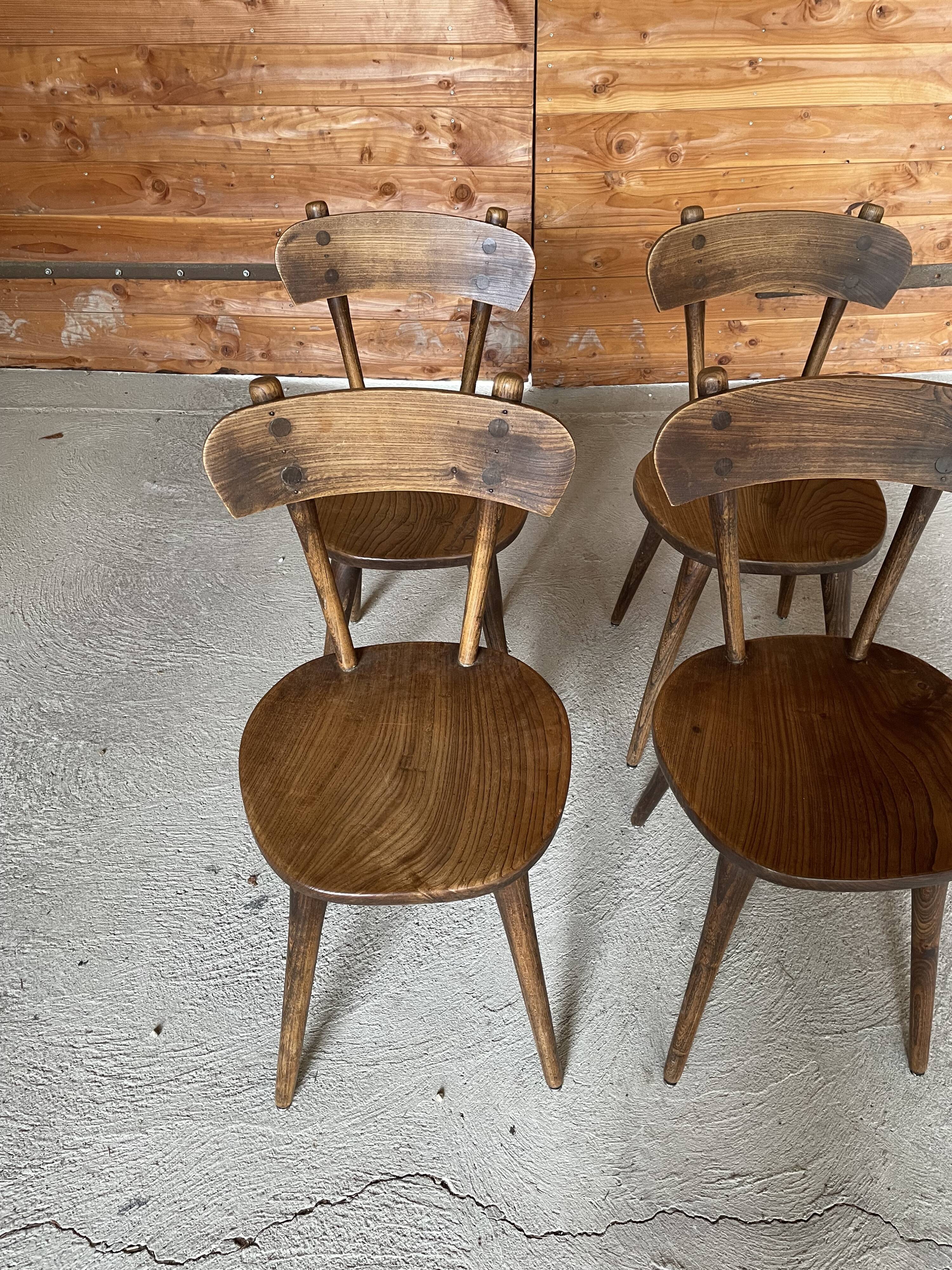 Vintage wooden chairs 60's