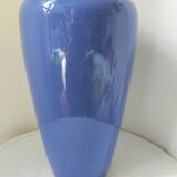 Lavender blue ceramic vase