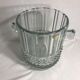 Old glass mold bohemian bar vintage crystal champagne bucket