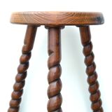 Wooden tripod stool 50s