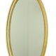 Large Oval Gold Mirror Hollywood Regency Style 70cm