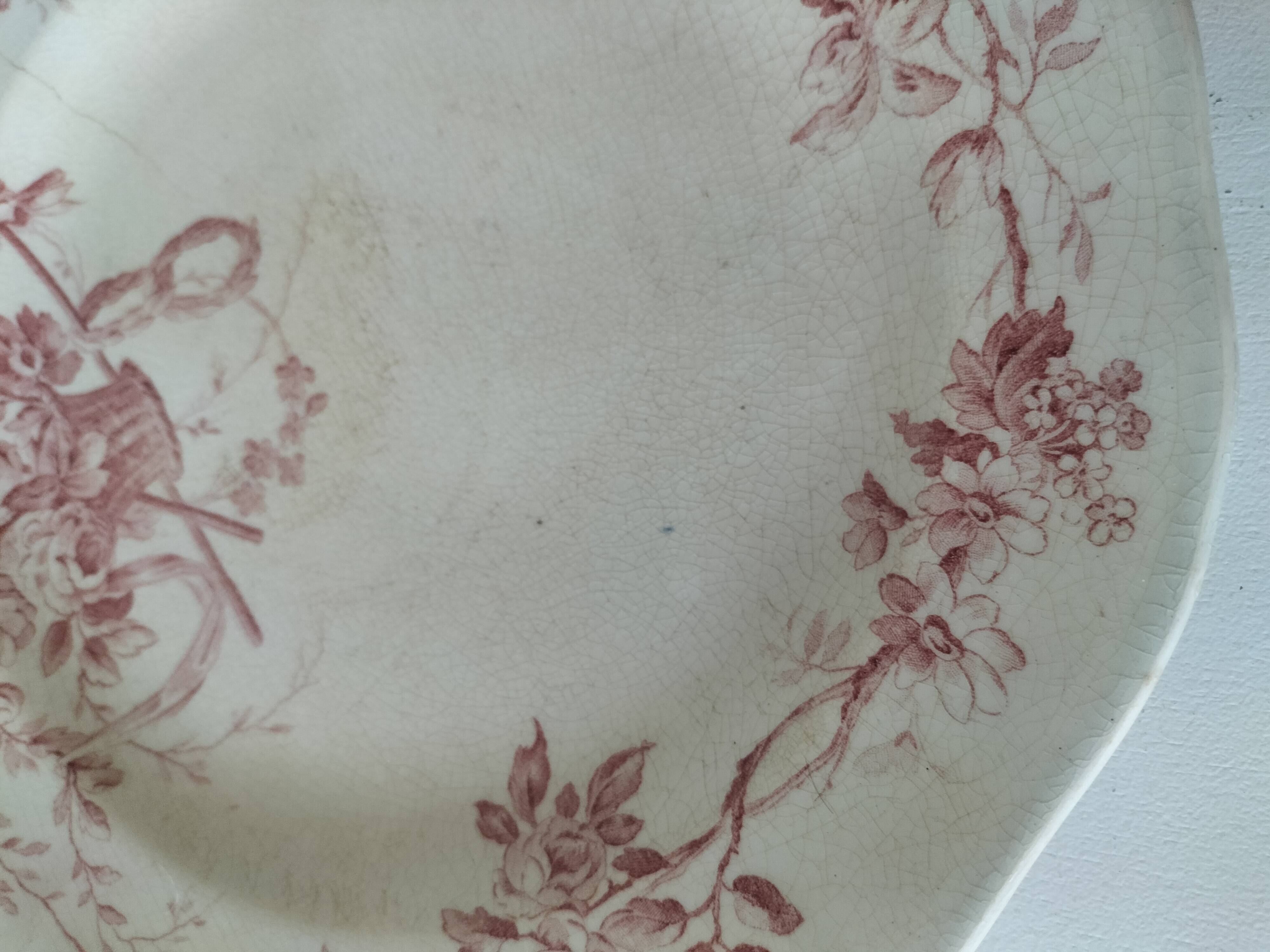 Antique Gien plate – Danube decor