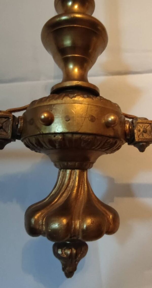 Ancienne grande suspension de billard