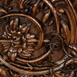 Oratory in solid walnut, Neo-Gothic Renaissance style – Late 19th century